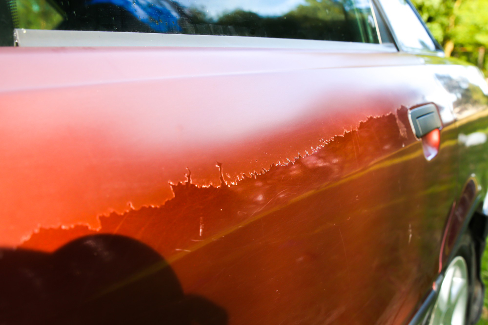reparar pintura coche dañada por sol